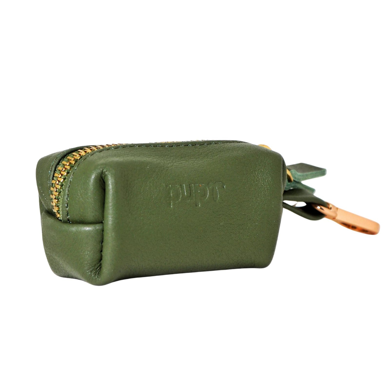 PUPR Premium Dog Poop Bag Holder – Handmade Soft Leather, Stylish & Durable | Convenient Attachment for Walks | Easy, Comfort