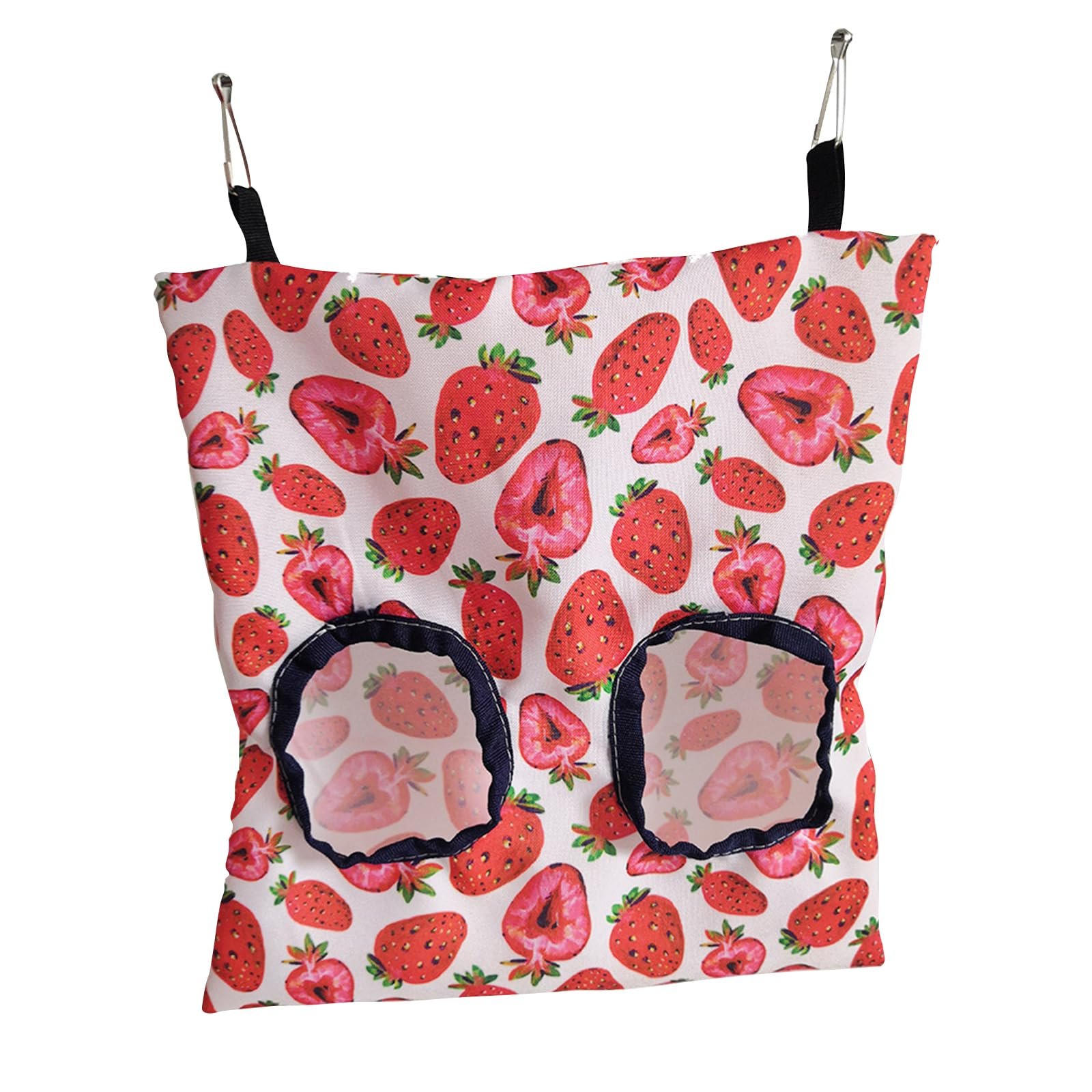Rabbit Cage, Hay Bag, Rabbit Accessories Multi Purpose Feeding Bag for Guinea Pigs Hamsters Store Dispense Hay Entertain