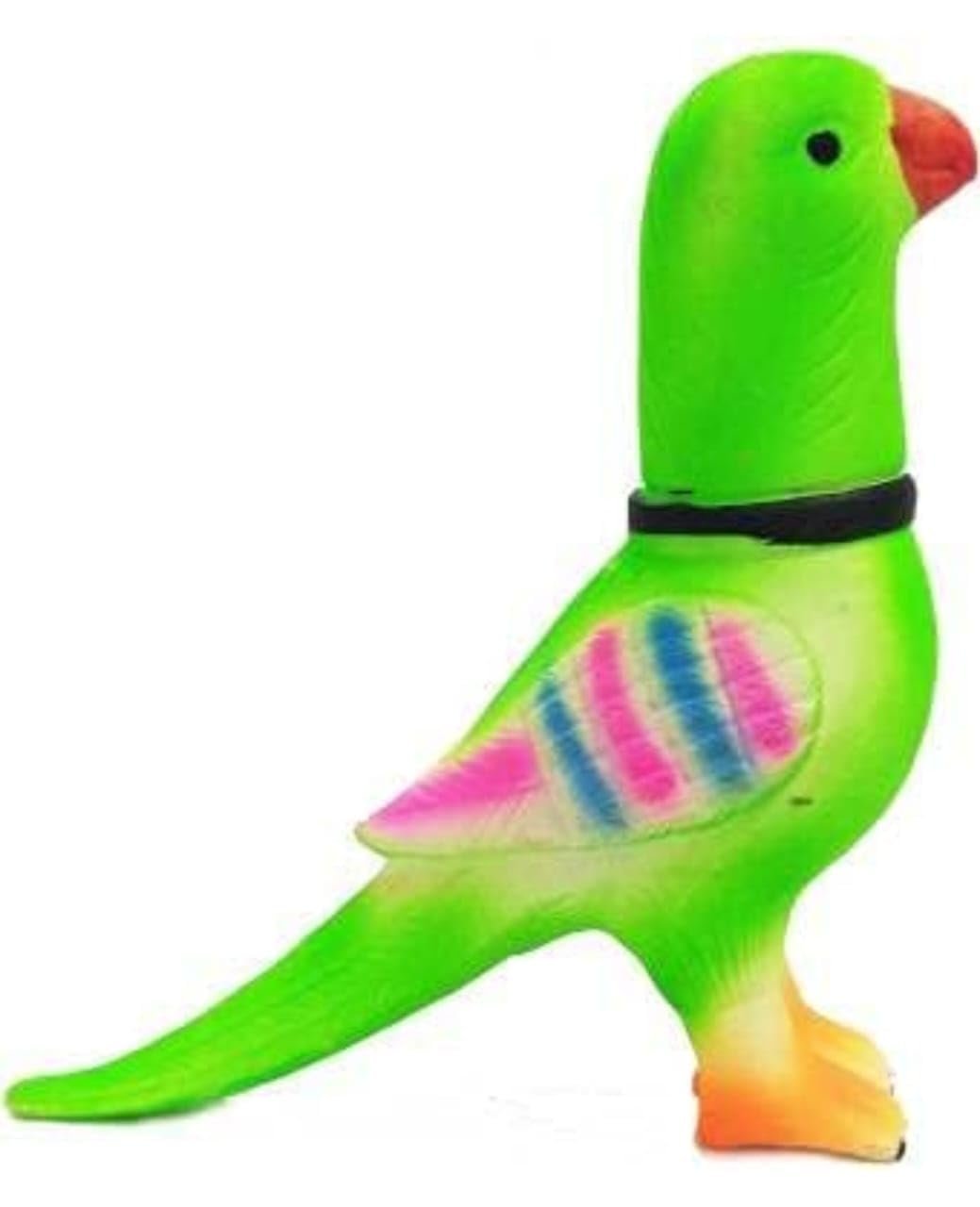 RCMB Creations Chu Chu Parrot Toy with Sound (Green)(1Pcz)