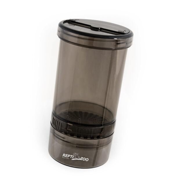 REPTI Zoo Transparent Cricket Calcium Powder Mixer, Shaker & Feeder