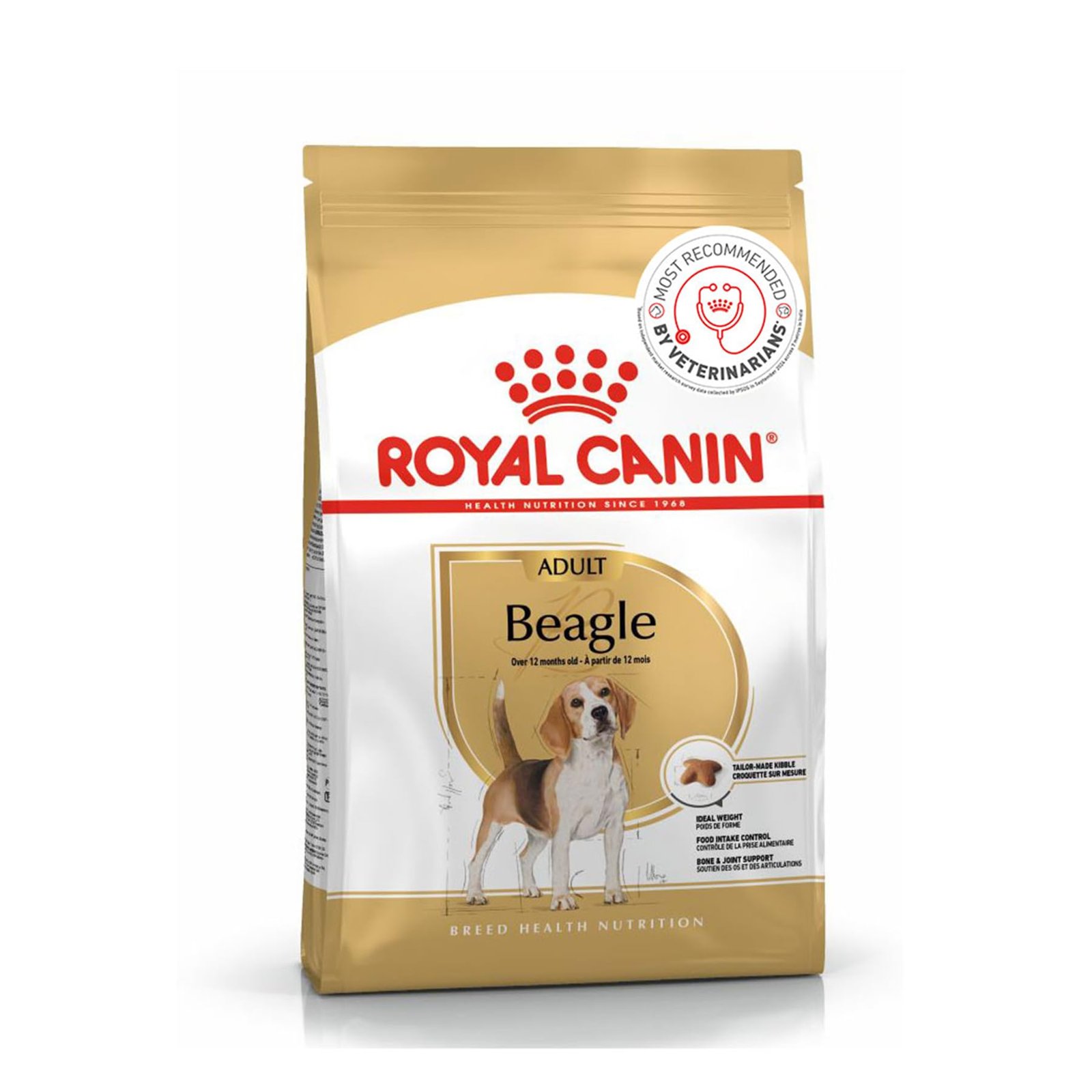 Royal Canin Beagle Adult Dog Dry Food, 3 kg | Helps Manage Food Intake And Weight While Promoting Healthy Bones And Joints