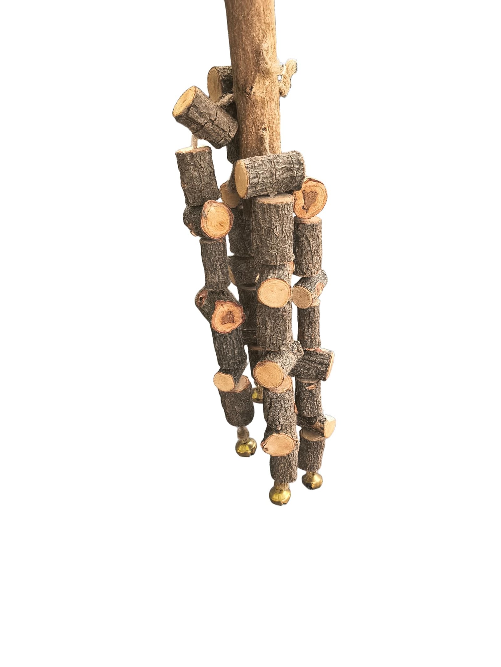 RUKDA® Premium Natural Neem Wood Parrot Chewing Toy - 100% Non-Toxic & Edible Bird Treat for Conures, African Greys, Macaws,