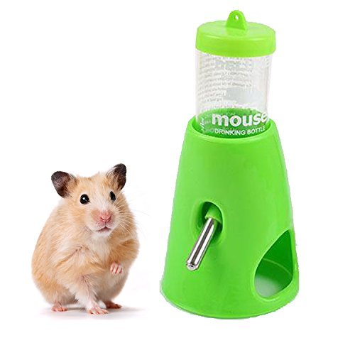 Sage Square Water Bottle with Stand Cum Hideout Cum Hide House for Hamster / Dwarf / Gerbil / Mice / Guinea Pig / Ferret / Ra