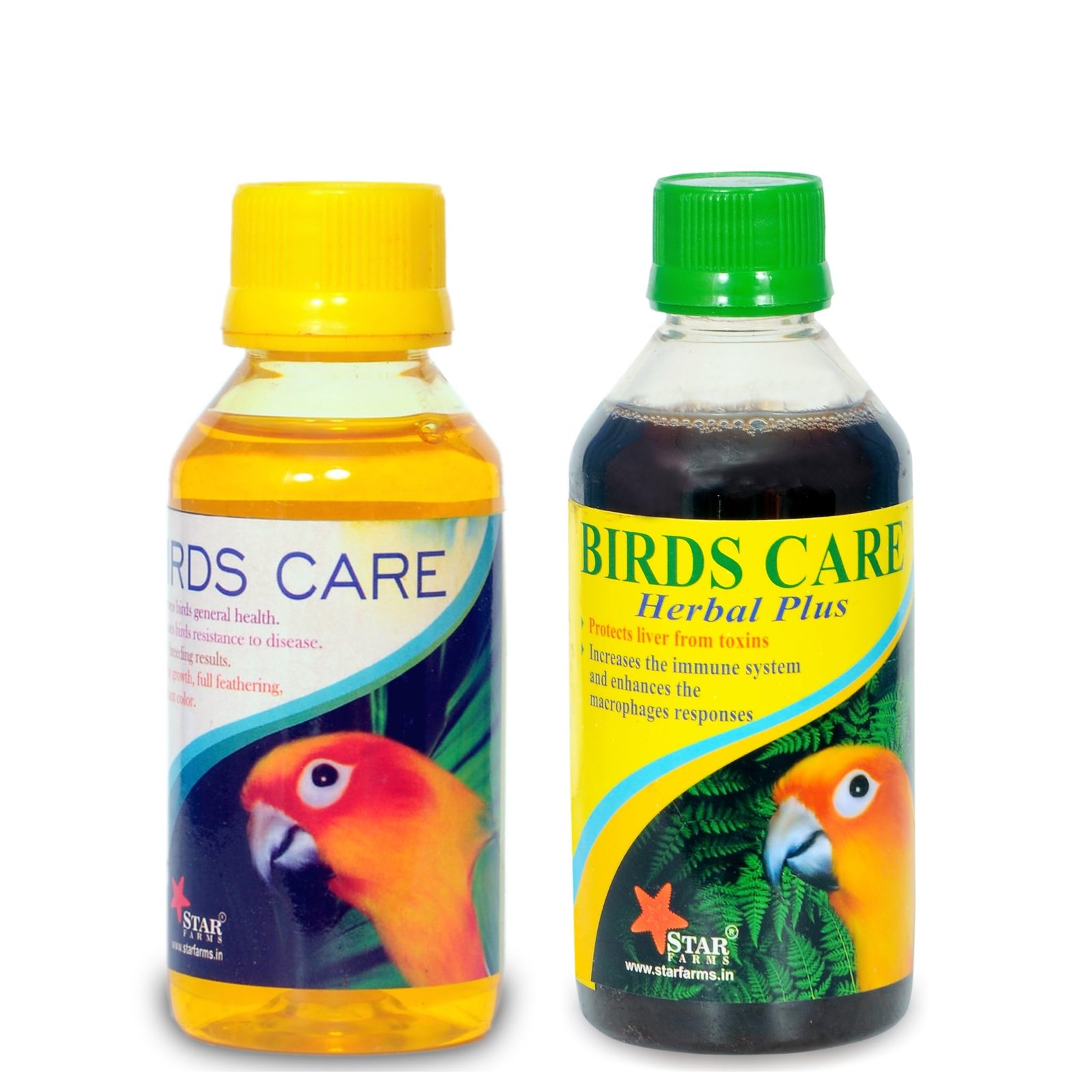 Star Farms New Combo Of 2 / Multivitamin Compound To Intensify Growth & Color Or Birds, Improve Birds Health, Brilliant Color