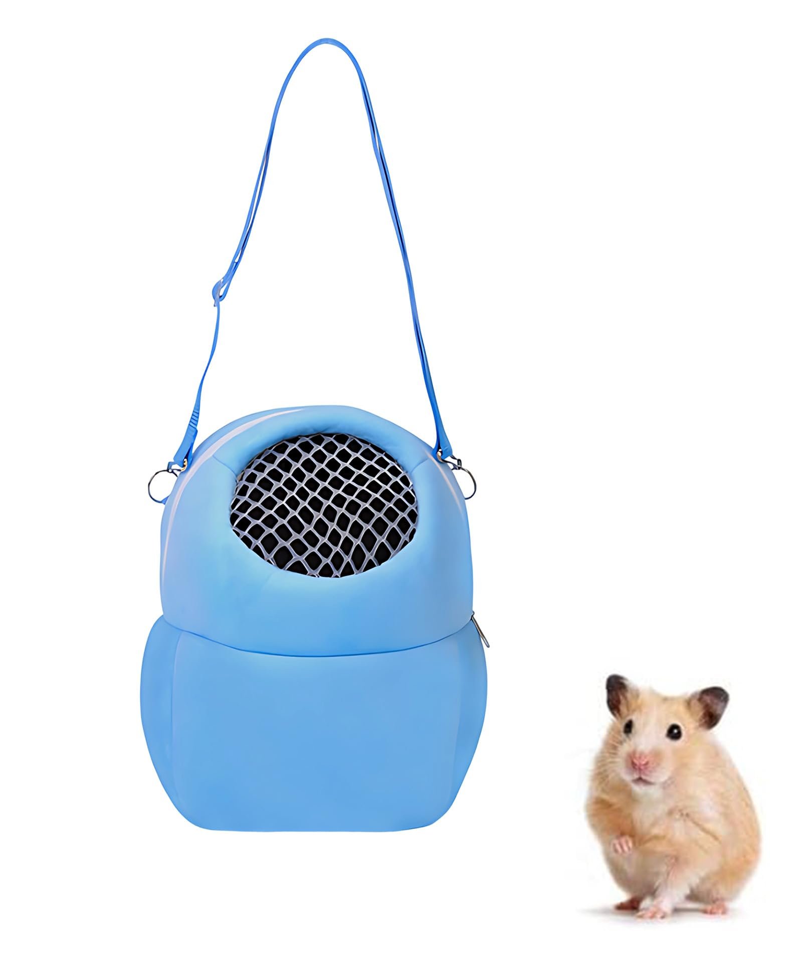 Sugar Glider Cage, Hamster Cage, Hamster Travel Carrier, Small Pet Carrier for Sugar Glider Accessories, Portable for Vet Vis