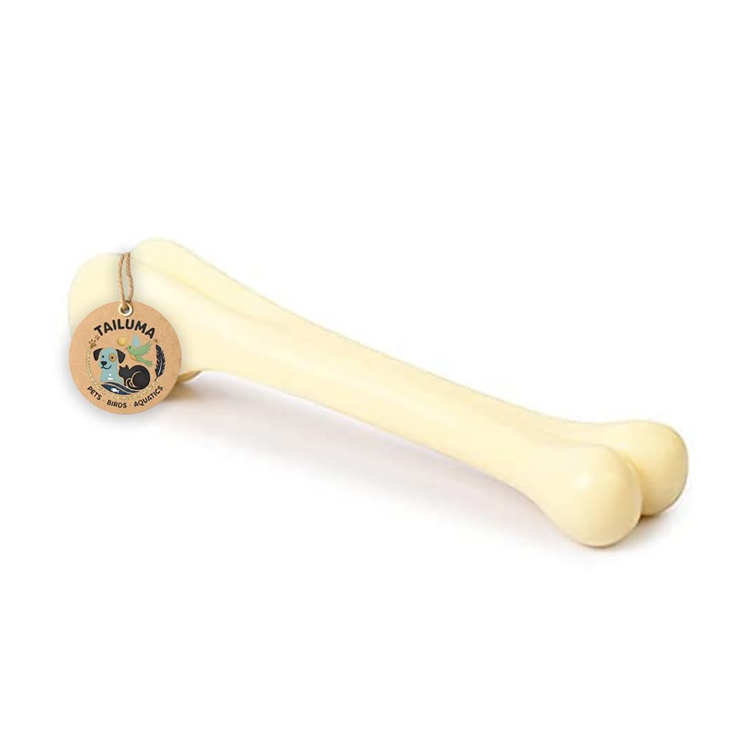 TAILUMA Dog Chew Bone Toy – Durable Dog Chewing Bone for Puppies & Dogs, Teeth Cleaning Chew Toy, Bite Resistant Pet Toy for