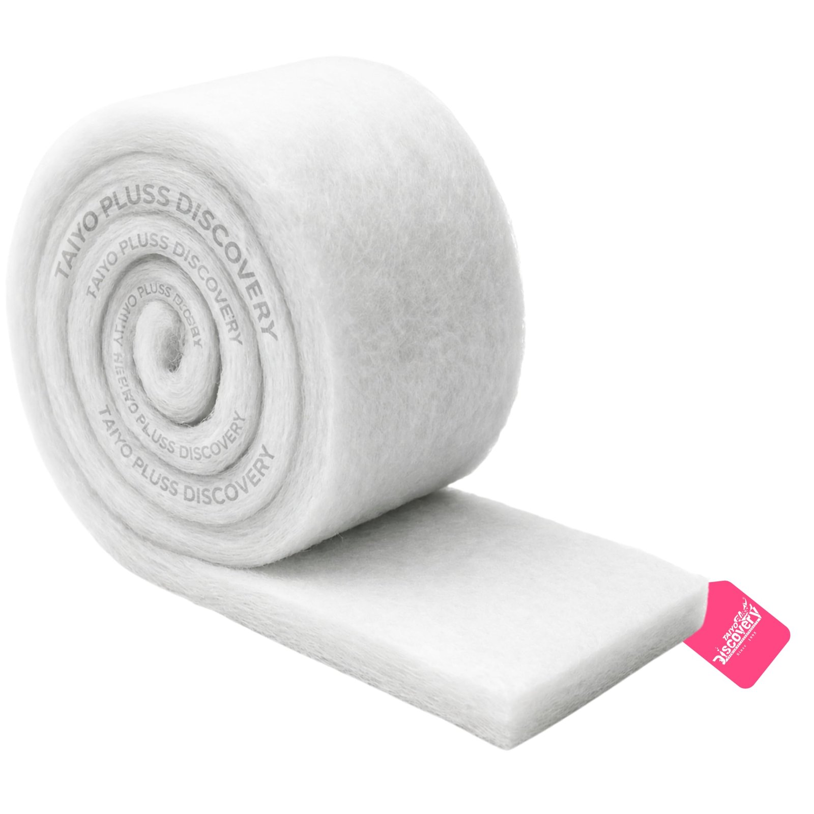 Taiyo Pluss Discovery Biochemical White Filter Sponge Roll - 3 Feet (100 x 13.5 x 3 cm) (1 Pack) | Cut-to-Size Felt Filter Fo