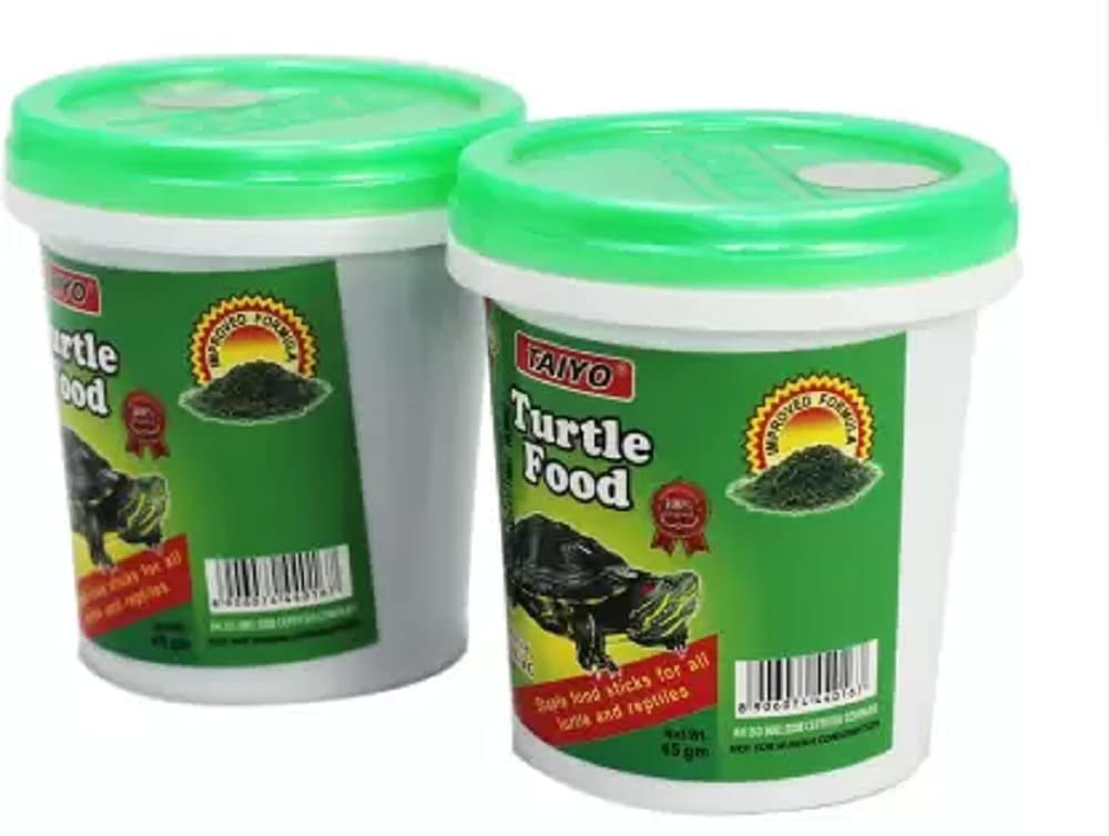 TAIYO Turtle Food (45 G) -Pack Of 2, All Life Stages, Dried