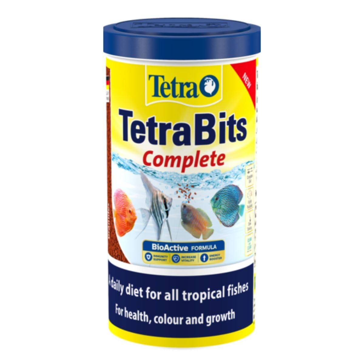 Tetra Bits Complete Fish Food 300g for Discus & Tropical Fish | Bio Active Granules for Health, Colour & Growth