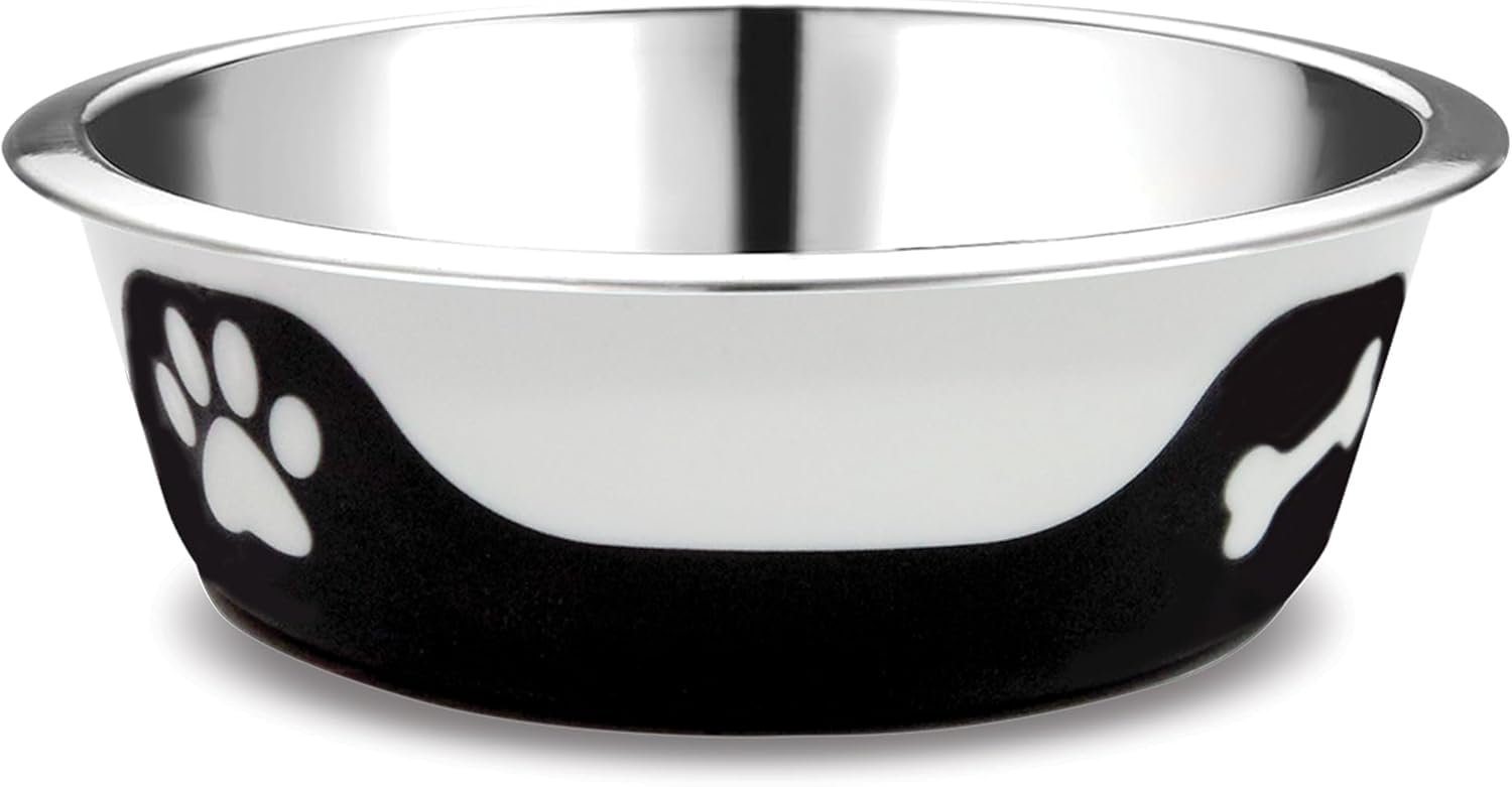 The Pet Dimension Dog Bowls Thermocool Insulated Stainless Steel, Non Slip, No Spill Insulated Dog Bowl, Keeps Food Warm & Wa