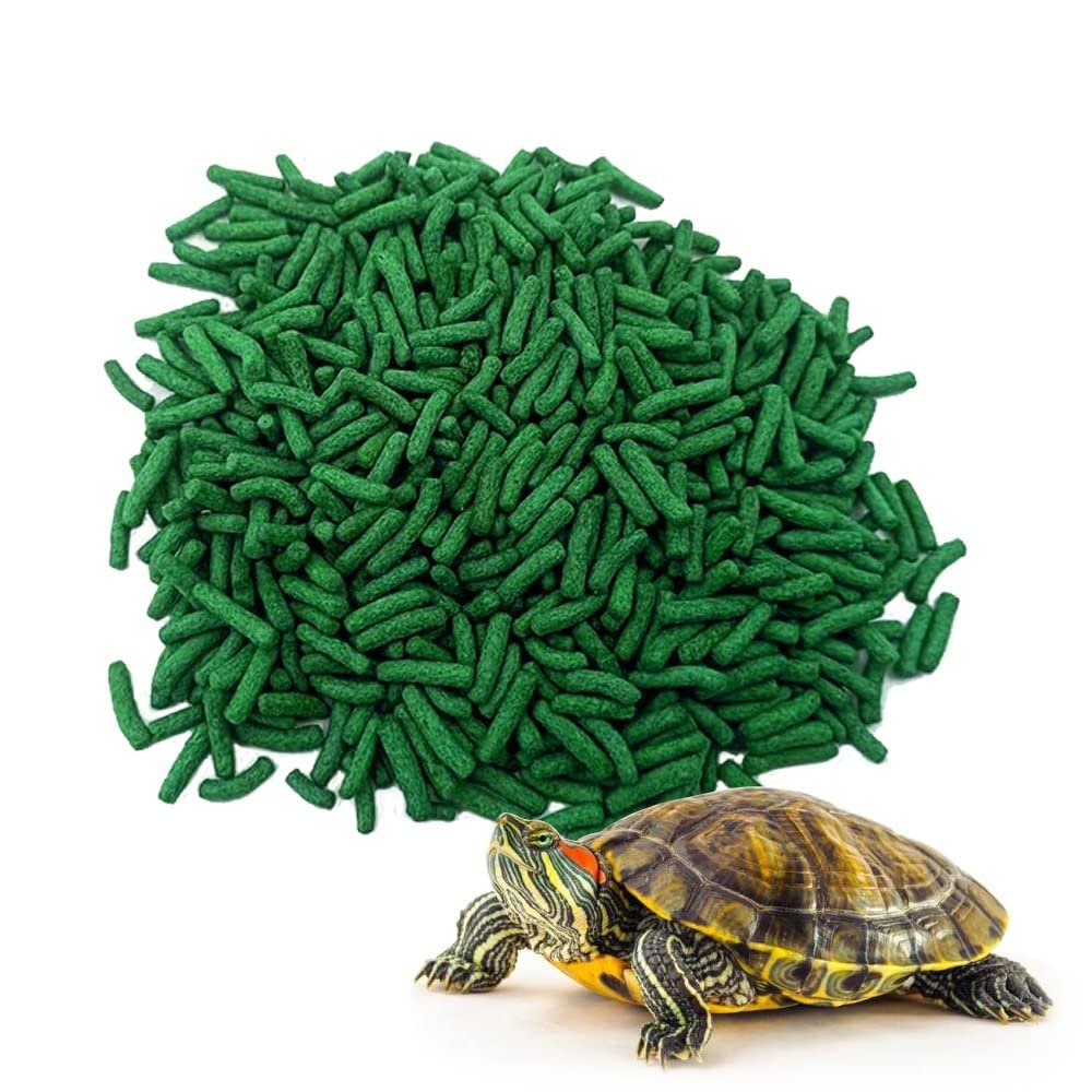 TUNAI Super Saver Adult Pellet Turtle Food Spirulina Added for Good Shell Health & Daily Diet |1Kg| for Red-Eared, Musk, Mud,