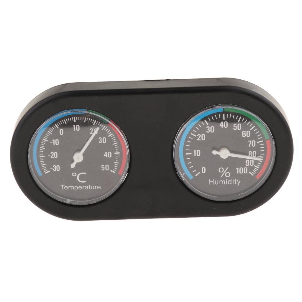 UJEAVETTE Reptile Terrarium Accessories Spider Frog Terrapin Hygrometer Thermometer