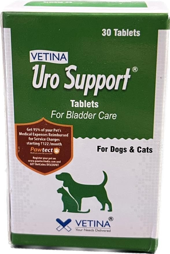 URO Support Tablets for Urinary Bladder Health Care for Dogs and Cats