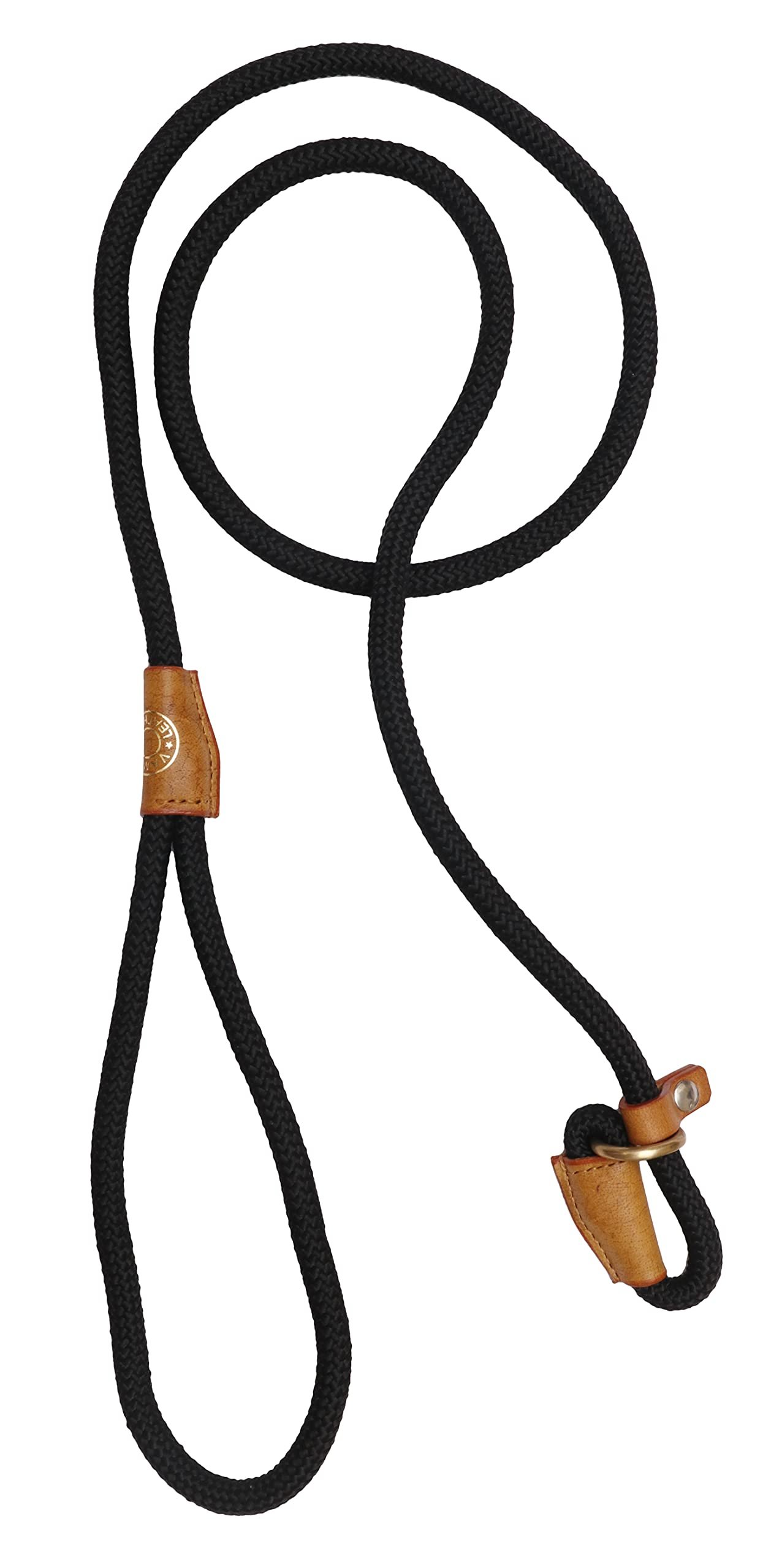 Vama Leathers I British Style Training Slip Leash I Adjustable Length I Strong & Durable Training Show Leash I Soft Nylon Rop