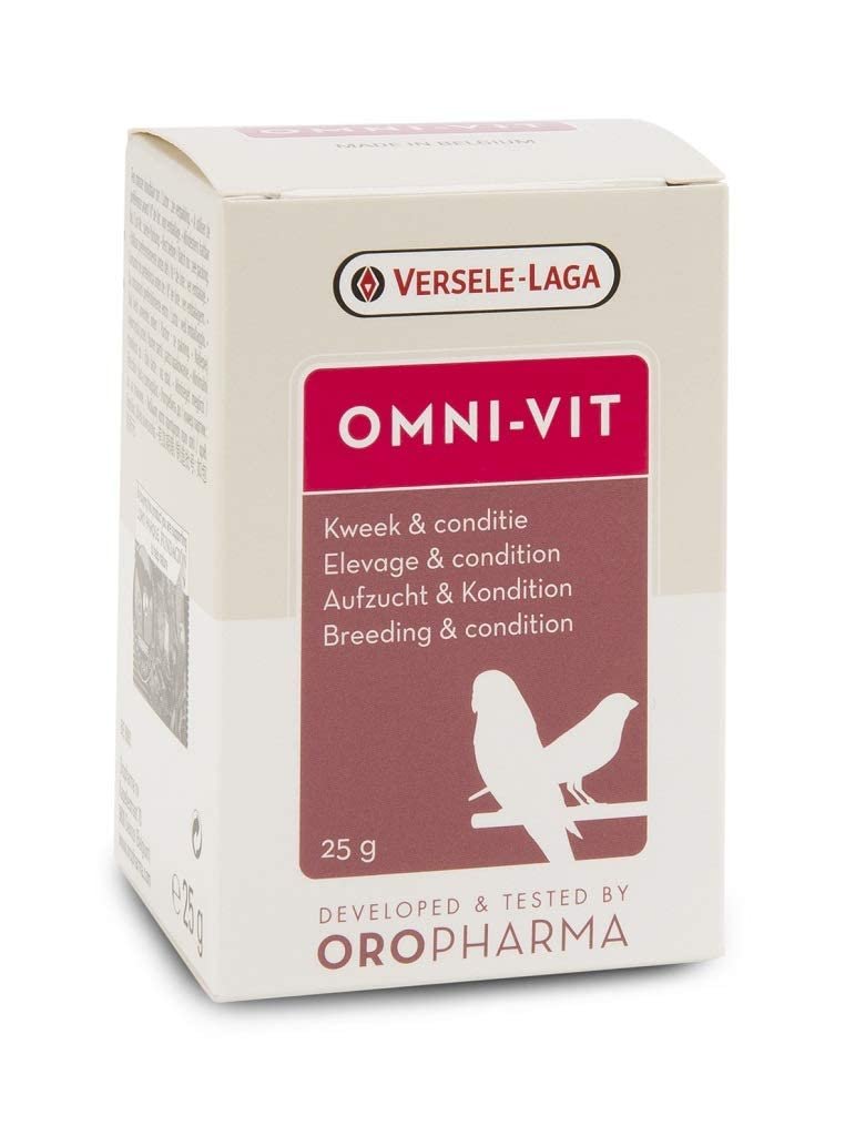 Versele-Laga Oropharma Omni-VIT Powder Feed Supplement for Birds 25 Gms,Adult