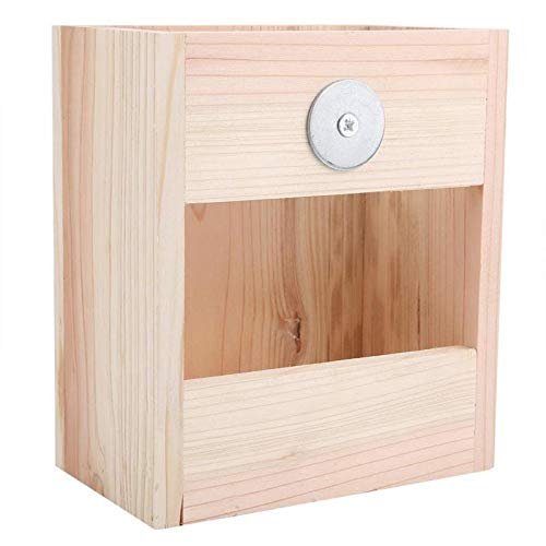 Western Era Wood Cage Attach Hay Rack , Grass Feeder , Holder for Rabbit , Guinea Pig , Ferret