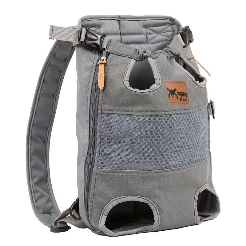Xigwig Pet Carrier Backpack Adjustable Puppy Cat Dog with Wide Straps Shoulder Pads Carrier Backpack Travel Bag, for Small Me