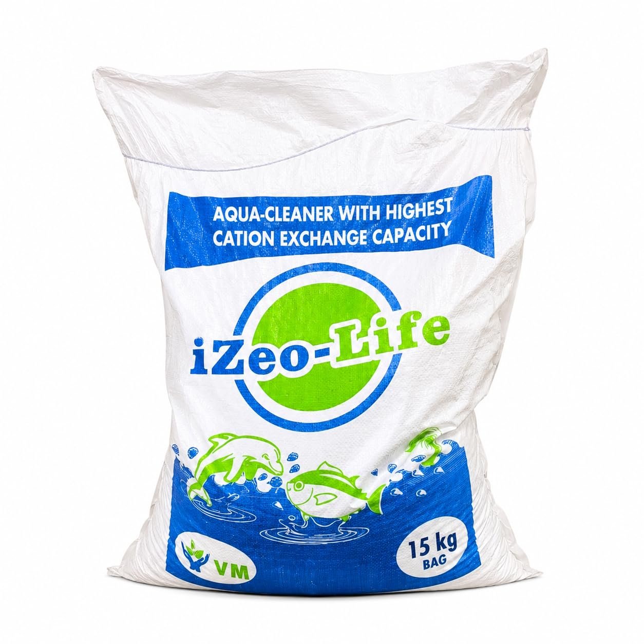Zeolite Granules for Fish Ponds 15 Kg Pack | Aquaculture & Fish Farming Water Treatment | Water Purifier for Clean & Healthy