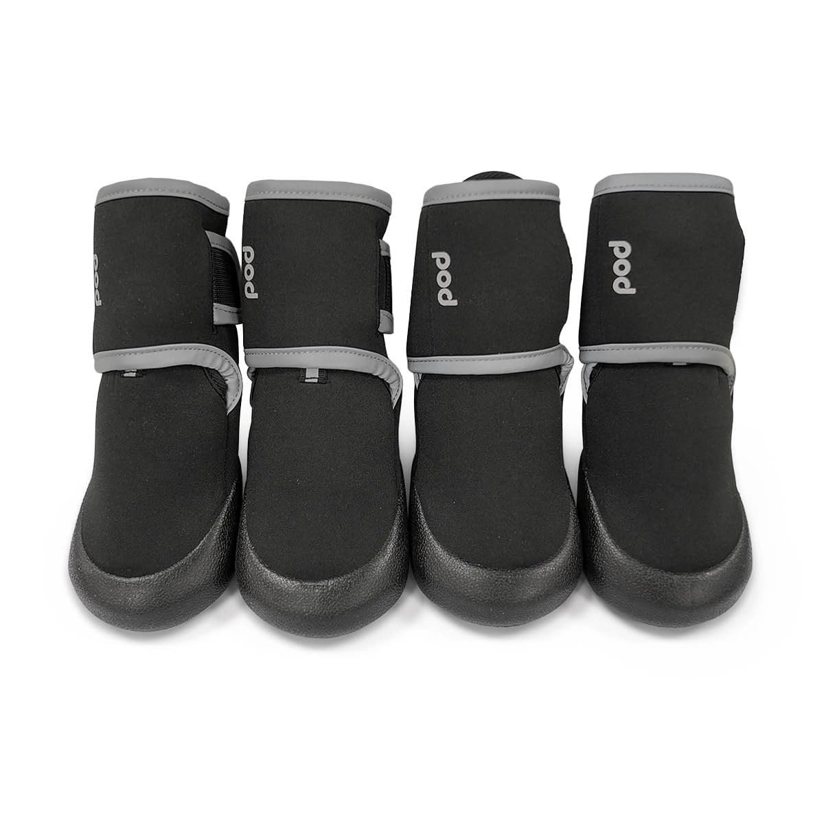ZL Pod Non-Slip Outdoor Dog Boots | Waterproof Base, Reflective Straps & Secure Double Velcro | Paw Protection Shoes for Walk