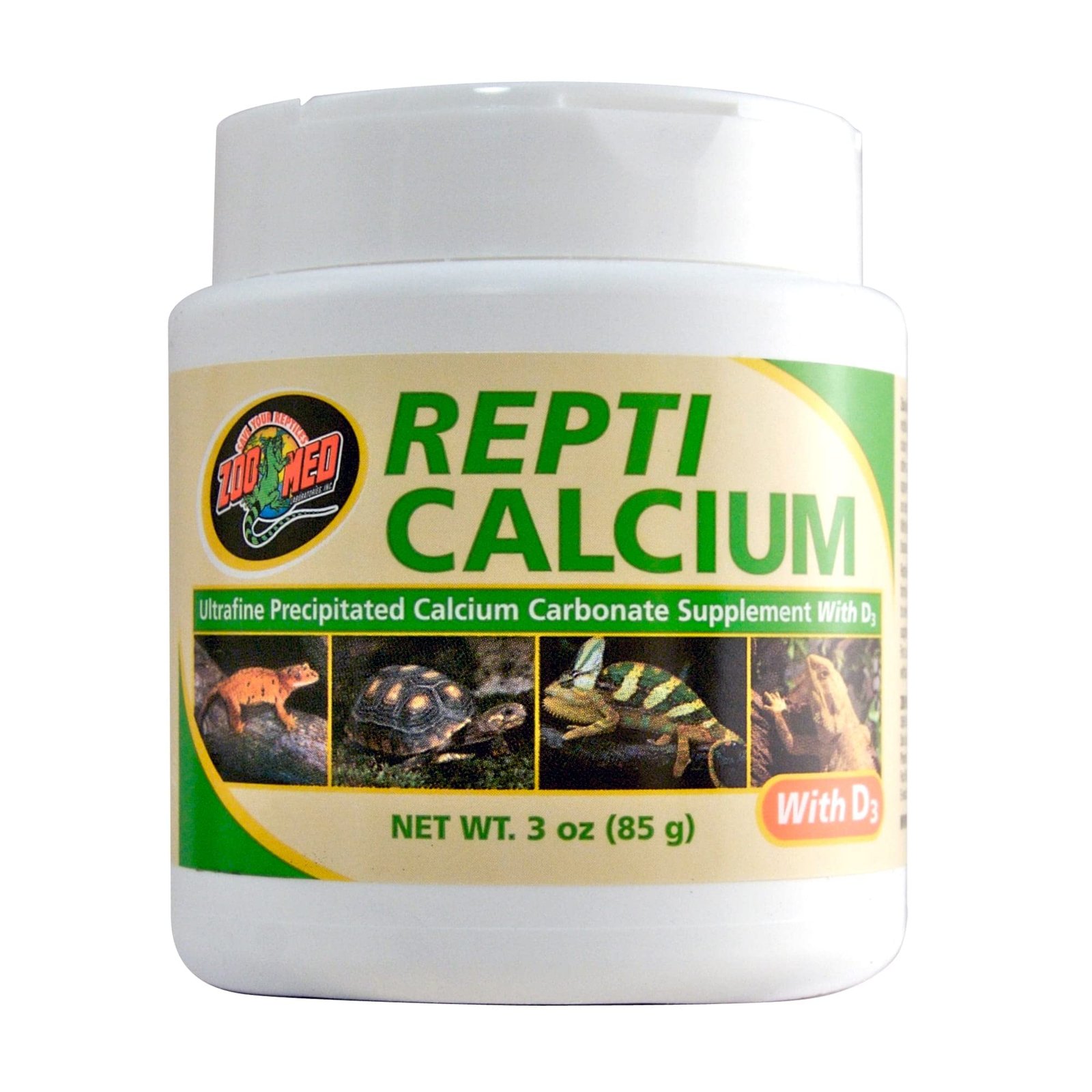 Zoo Med Calcium With Vitamin D3 Reptile Food, 3-Ounce