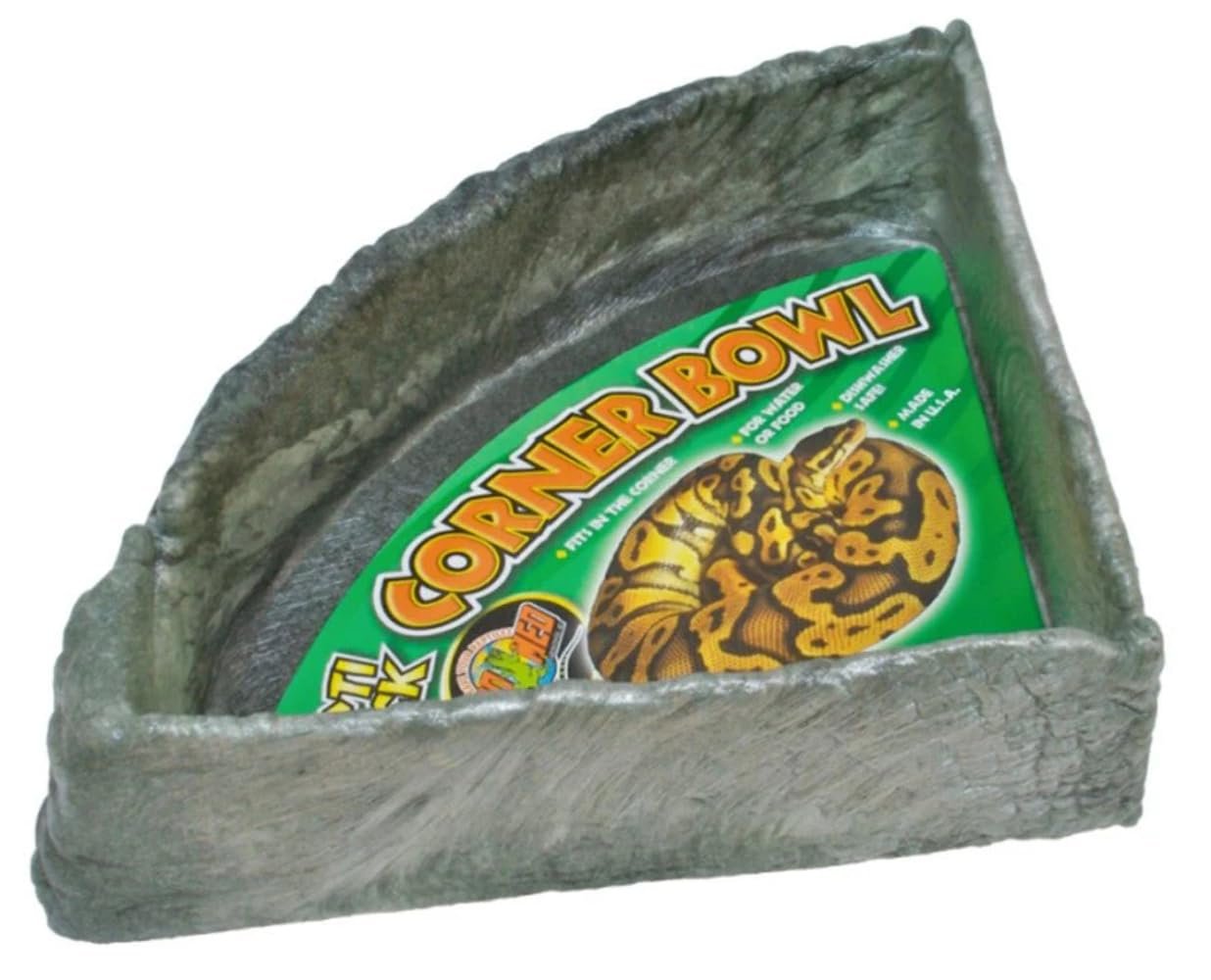 Zoo Med Reptile Rock Corner Water Dish, X-Large