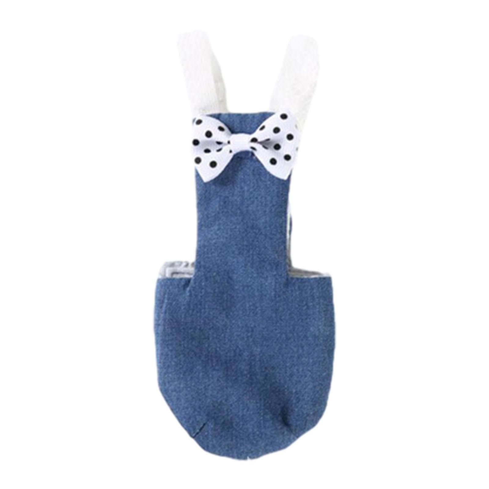 ZOOMELLA® Parrot Diaper Reusable Washable Nappies Flight Suit for Small to Large Birds Denim S|Bird Perch, Wooden Bird Perch,
