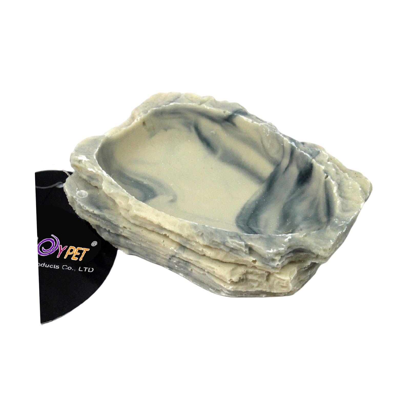 ZOOMELLA Reptile Food Water Bowl Plate Feeding Tray for Terrapin Chameleon Lizard